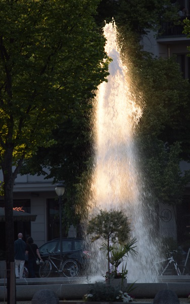Die Font�ne auf dem Luisenplatz