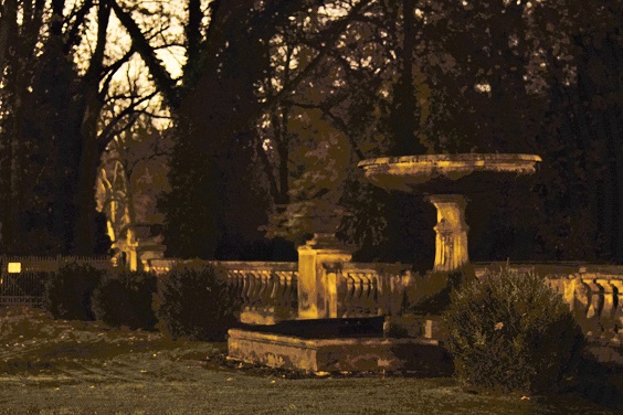 Platz unterhalb der Orangerie